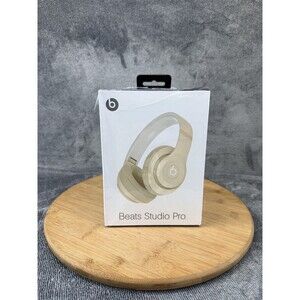 Beats By Dr Dre Beats Studio Pro Over Ear 3.5mm Noise Canceling Headphones Beige